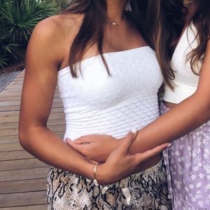 White tube top